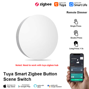 Botón de escena Tuya Zigbee, Mini controlador de escena automatizado, interruptor de sistema de hogar de Color blanco, simplifica la vida de su hogar inteligente - Product Image 5