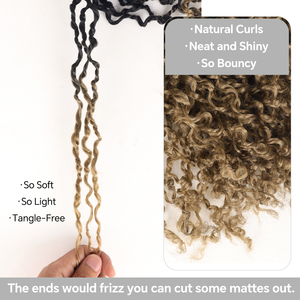 Micro Crochet Xoắn trước looped yanky Xoắn Crochet tóc Bohemian Crochet bện xoăn <span class=keywords><strong>senegalese</strong></span> Xoắn tổng hợp bện tóc - Product Image 6