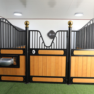 室内养马用围栏便于清洁和用竹木喂钢结构低价马棚 - Product Image 5