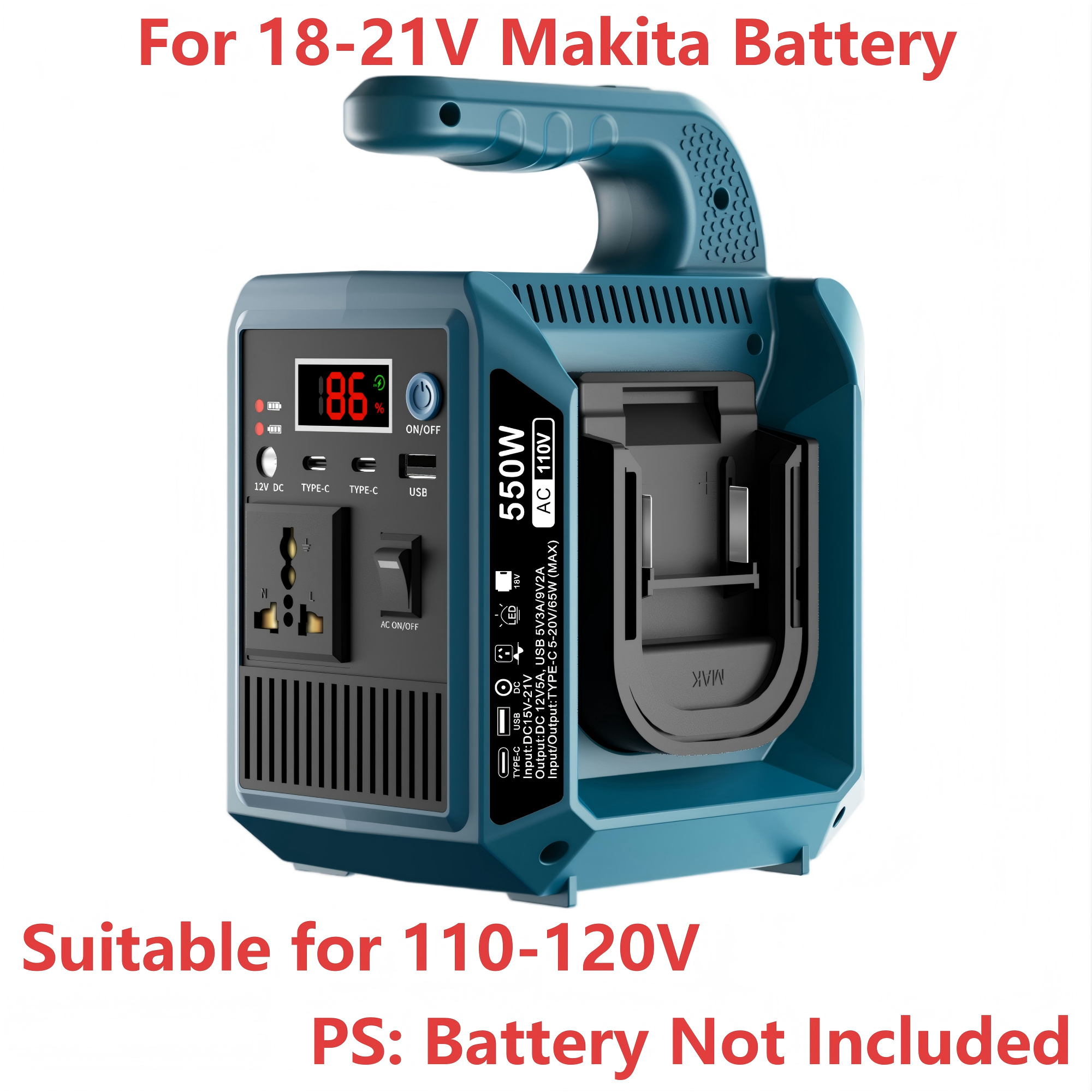 Pour Makita 110-120V