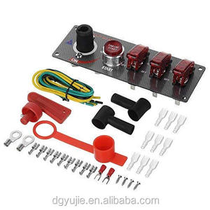 12V/20A interruttore di accensione a levetta pannello motore LED pulsante di avvio per veicolo da corsa - Product Image 6