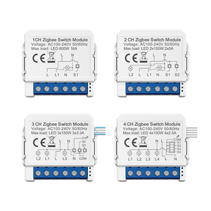 AVATTO 16A 1/2/3/4CH Dual Way Control ZigBee 3.0 Smart Relais Timer Mini-Lichtsc halter modul - Product Image 1