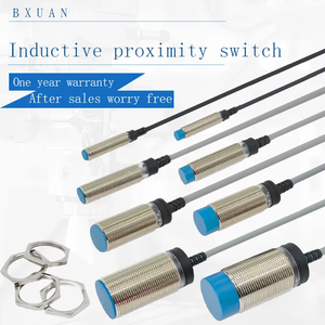 Sensor de proximidad inductivo de 2 cables BXUAN M8 M12 Ip67 Non Flush 4mm/6mm distancia de detección PNP sensor de proximidad 12 V