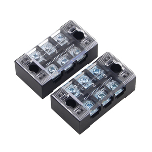 Aoda TB-2503 Bloque de terminales fijos 600V 25A 3P Terminal de tornillo Conector modular Bloque de terminales - Product Image 1