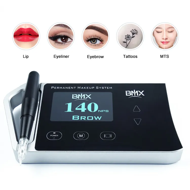 Biomaser Microneedle Microblading Tattoo Machine Permanente Make-Up Digitale Esthetische Tattoo Apparatuur Voor Wenkbrauw Lip Eyeline