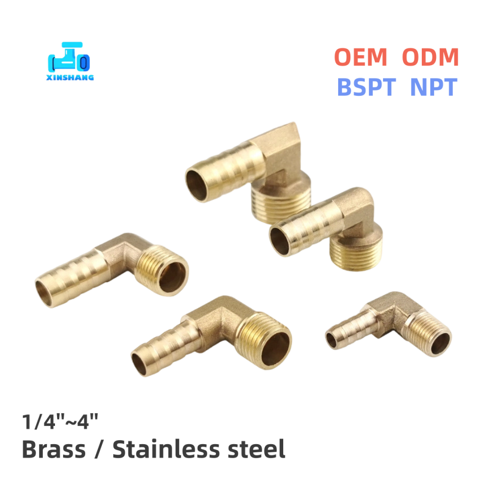 Brass L Type Thead Barb