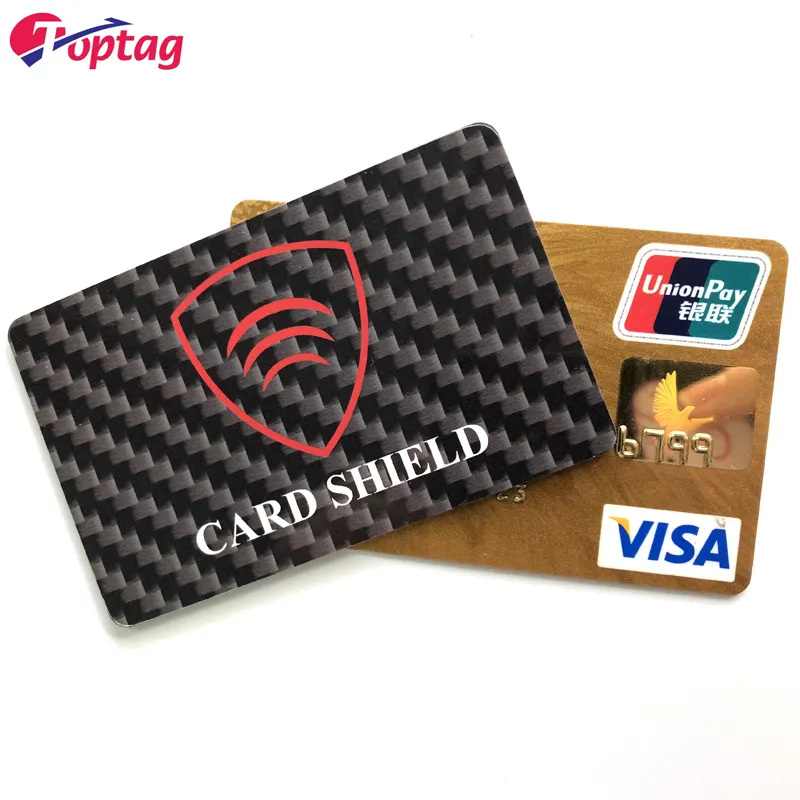 E-field Technology Debit/Credit Card Protection RFID Skimming Blocker for Identity Protection