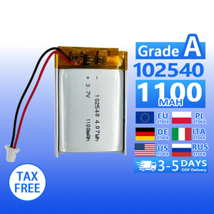 핫 세일 충전식 3.7v 1100mAh 파우치 리튬 이온 의료 기기 102540 103040 103450 LiPo 배터리 의료 기기 - Product Image 1