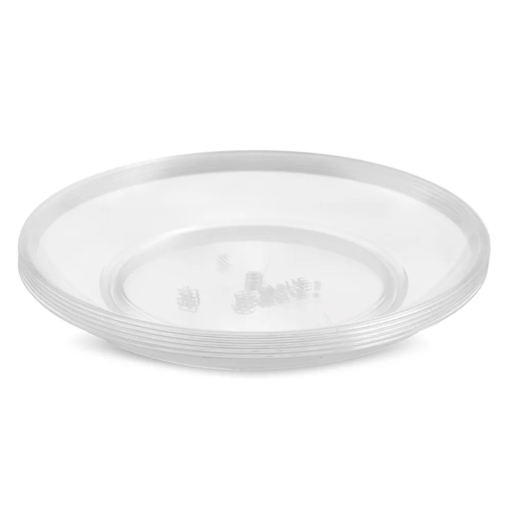 Assiettes et bols en plastique jetables, cuvette en plastique 12 pièces sans échantillon, plats en plastique polystyrène de qualité alimentaire PS