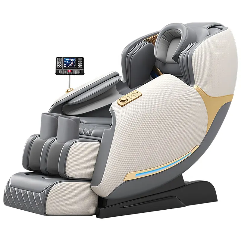 Venta caliente Sillon Masajes China Shiatsu Heated Electric Full Body 3D Zero Gravity Massage Chair 4D con controlador Lcd