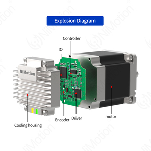 NEMA23 Schrittmotor Kosten günstiger integrierter DC-Schrittmotor mit geschlossenem Regelkreis Hersteller Direkt vertrieb 14-Bit-Encoder mit hoher Auflösung - Product Image 3