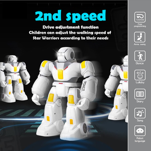 Kinder Infrarot Fernbedienung Intelligenter Programmier roboter mit Musik Kid Puzzle Robot Toy - Product Image 3