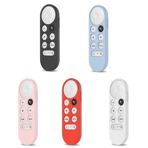 Custodia protettiva in Silicone morbido antiscivolo custodia protettiva per telecomando per-Google Chromecast TV 2020 telecomando vocale - Product Image 1