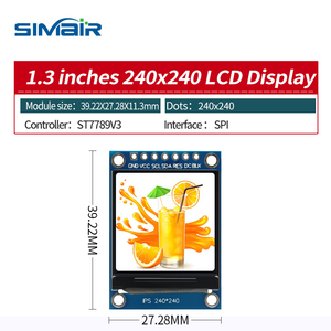 1,3-Zoll-TFT-Modul, IPS-LCD-Bildschirm 240x240, serielle SPI-Schnitts telle, Löt stift kopf ST7789 - Product Image 3