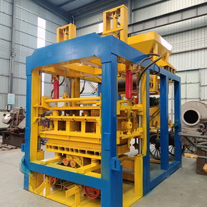 Qt4 15 Máquina para hacer bloques Hecho en Hindia Molde reemplazable Varios patrones Alta producción - Product Image 6