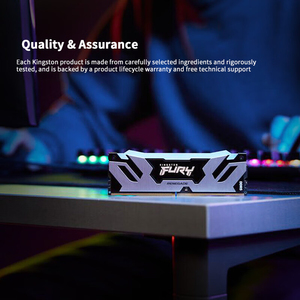 Original Kingston FURY Renegade RGB 6000mhz 16GBx2 Black <strong>Desktop</strong> Stock Memoria Ram <strong>DDR</strong> 5 8gb Para <strong>Desktop</strong> 3 Years for PC - Product Image 4