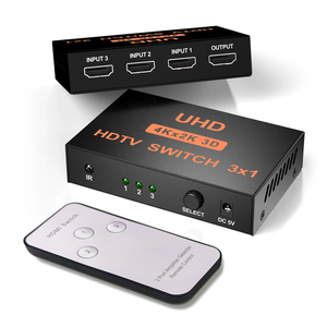 Yüksek hızlı 4K * 2K 3D HD 1080P HDTV Switcher 3-in-1 Out HDTV anahtarı uzaktan kumanda ile Video bölücüler dönüştürücüler için PS4 kutusu - Product Image 1