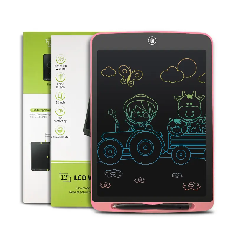 Xiaomi — tablette Lcd sans papier pour enfants, tapis de dessin coloré pour enfants, 12 pouces