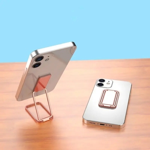 Suporte magnético dobrável para celular de carro, marca magnética de liga de alumínio, multifuncional sem fio e cabo 360 rotações