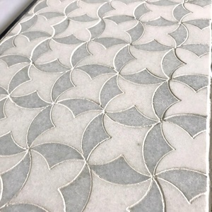 Kích Thước Lớn Thassos Trắng Mix Màu Xám Gạch <span class=keywords><strong>Mosaic</strong></span> Đá Cẩm Thạch Hình Chữ Nhật Hình Dạng Gạch <span class=keywords><strong>Mosaic</strong></span> Cho Nhà/Biệt Thự/Khách Sạn Tường Và Sàn Trang Trí Nội Thất - Product Image 4