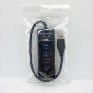 超高速多4端口USB 3.0集线器，带发光二极管灯5gbps C型3.1 2.0分离器扩展适配器，适用于电脑 - Product Image 6