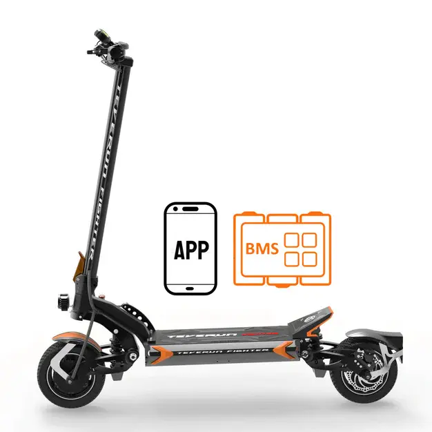 2023 sıcak satış 8000w Teverun supre beni 72V 35AH L G elektrikli Scooter APP ile BMS