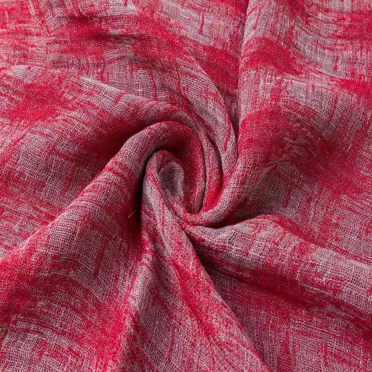 Поставщик Гуанчжоу, недорогая текстурированная ткань, 85% льняная 15%, полиэфирная ткань для платья, одежда для женщин