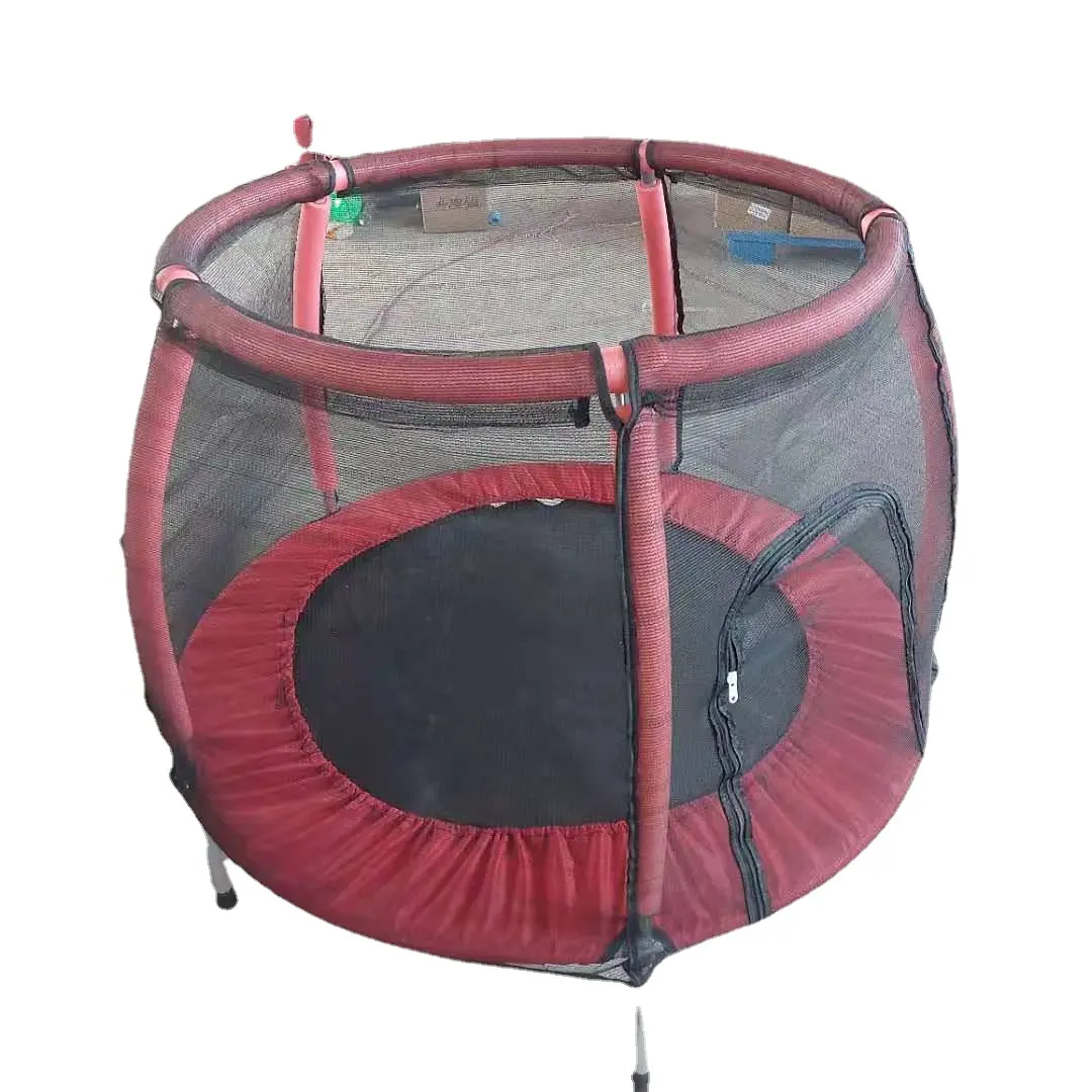 High Quality Elastic Bed Jumping Trampoline Park With Protective Net For Kids