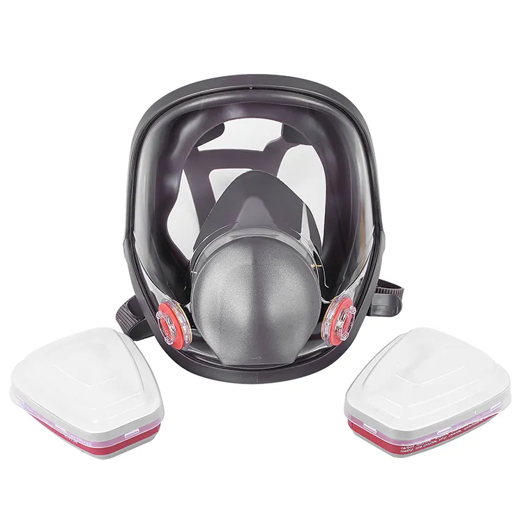 Easy To Clean Smoke Dust Protection Gas Mask 6800 Full Cover Chemical Gas Protective Mask For Spray Paint