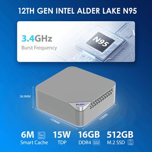 Customized No Ram Intel Alder Lake N150 NUC Mini PC N100 N300 Mini <strong>Computers</strong> Win11 Wi-Fi 6 M.2 Portable Mini Desktop Pc AX200 - Product Image 5