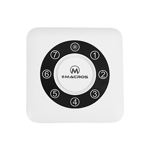 Sistema de alarma de Casa inalámbrico inteligente, Kit de alarma solar de 7 zonas, 1/2 millas, blanco, 1 receptor y 5 sensores - Product Image 2