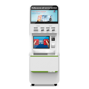 Official Management Building Self <strong>Service</strong> Kiosk Payment Terminal Metal Key Board Qr <strong>Code</strong> Scanner Printer Pos Location - Product Image 3