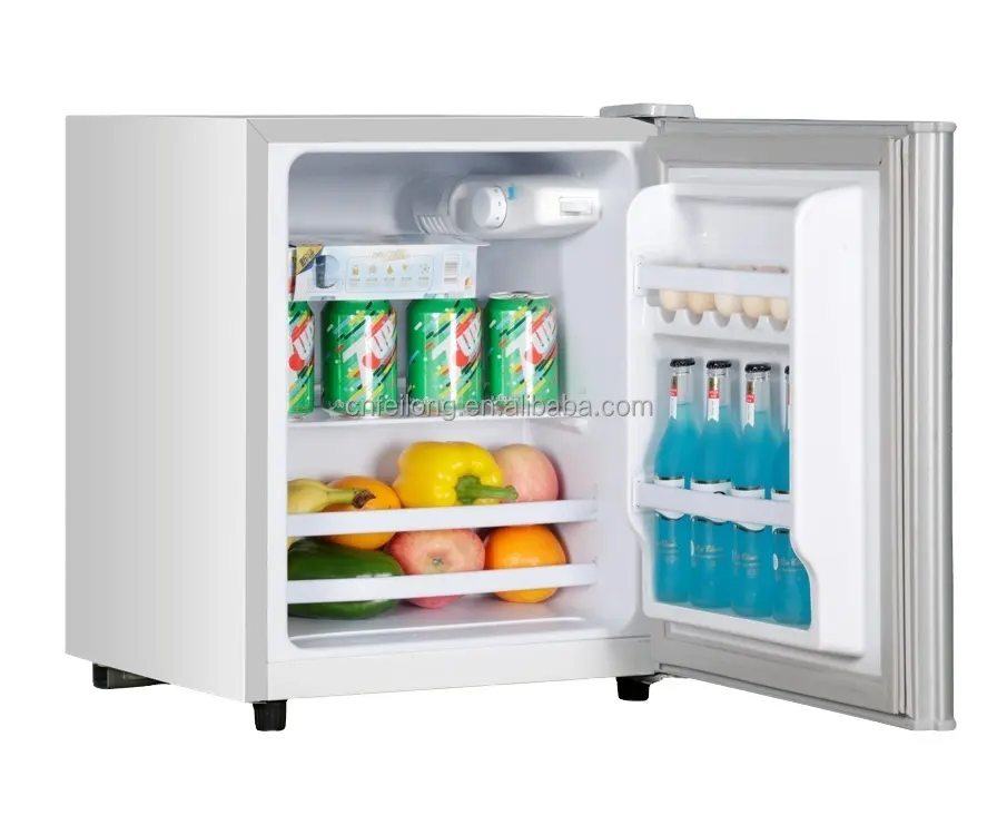 Venta de primavera 55L Popular Mini refrigerador de enfriamiento de una sola puerta con congelador opcional