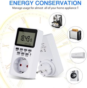 EU Electronic Digital Plug-in Timer, programmier bare Timer-Buchse mit LCD-Display - Product Image 3