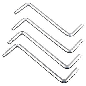 Özelleştirilmiş z-tipi n-tipi çift amaçlı Torx altıgen anahtarı 4mm Hex anahtar Allen Hex aracı