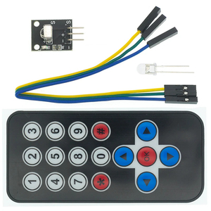 Infrared <strong>IR</strong> Wireless <strong>Remote</strong> <strong>Control</strong> Module Kits DIY Kit HX1838 For Raspberry Pi