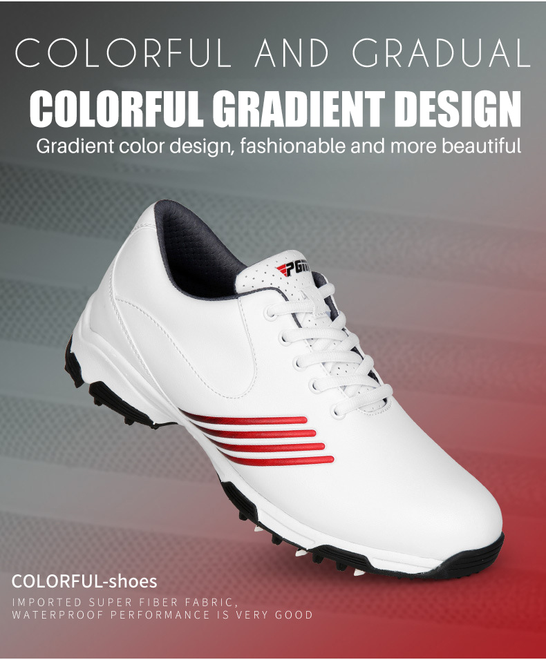 PGM XZ139 Wholesale Women Golf Shoes Waterproof with Antiskid Fixed