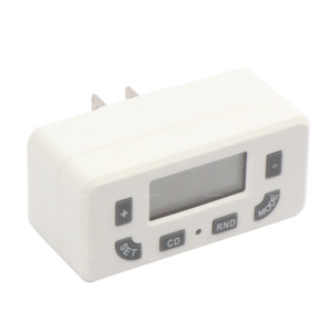 Presa Timer digitale 24 ore su 24 (confezione da 2), programma ON/Off, Display LCD, plug-in singolo, 125V 15A per luce stagionale, lampada, riscaldatore - Product Image 2