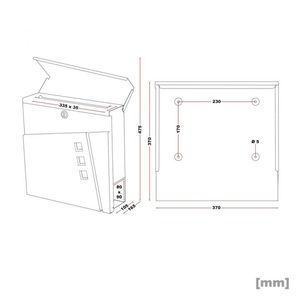 窓付きメールボックス壁に取り付けられた装飾パネルメーカー直販 - Product Image 6