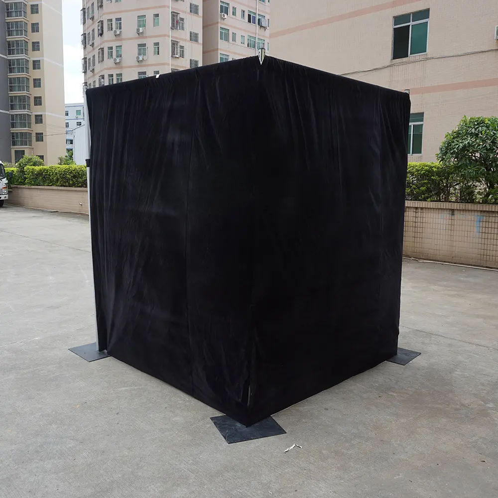 Aluminum stand heavy-duty adjustable pipe and drape system for trade show booth