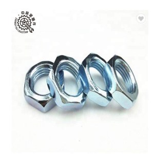 Tùy chỉnh thép không gỉ nặng Hex Mứt hạt DIN 936 mỏng Nut unchamfered hình lục giác mỏng các loại hạt - Product Image 2