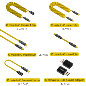 2024最新款多功能Usb电缆8K60Hz usb c适配器公母140w 28v5a 20gbps适用于iphone笔记本电脑投影仪显示器