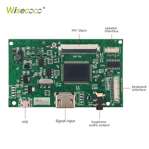 Paneles de pantalla LED con conector de 50 pines, pantalla TFT LCD de 7 pulgadas 800*480 para módulo LCD automotriz