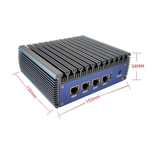 Fanless Mini PC Celeron J6412/N100 4xintel 2.5G Ethernet pfsense Router Linux/Win10 4 * lan mini Computer