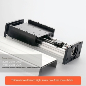 Double <strong>Linear</strong> Guide Ball <strong>Screw</strong> <strong>Driven</strong> <strong>Sliding</strong> Table Heavy Duty Dustproof Module - Product Image 6