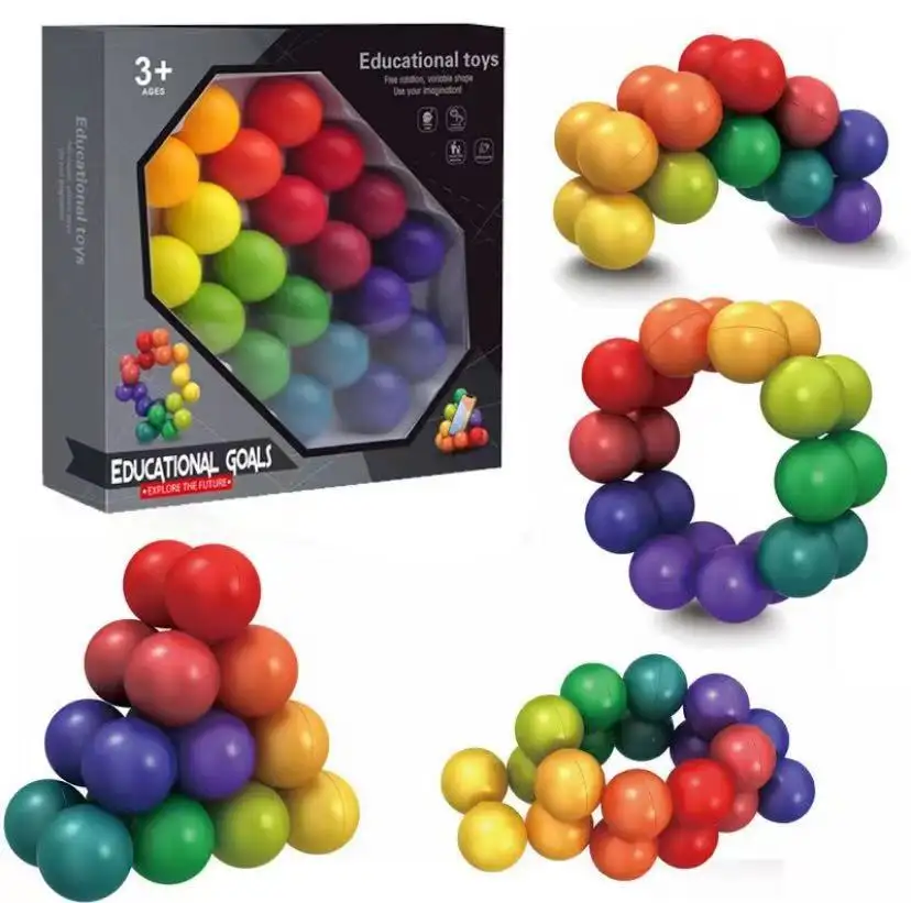 Beliebte neue grenz überschreitende Puzzle Dekompression sball 3D New Puzzle Ball Stress Relief Spielzeug