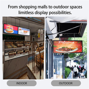 P6 lập trình đầy đủ màu sắc dẫn Bảng hiển thị 40 ''x 17'' kỹ thuật số đơn Đăng hỗ trợ hình ảnh video thể thao ticker cho cửa hàng signage - Product Image 2