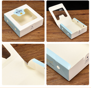 Tùy chỉnh bánh quà tặng bao bì hộp giấy Hội Đồng Quản trị các tông cửa sổ cho Bánh Ngọt Bánh nhỏ có tính năng Matt cán thực phẩm an toàn - Product Image 3