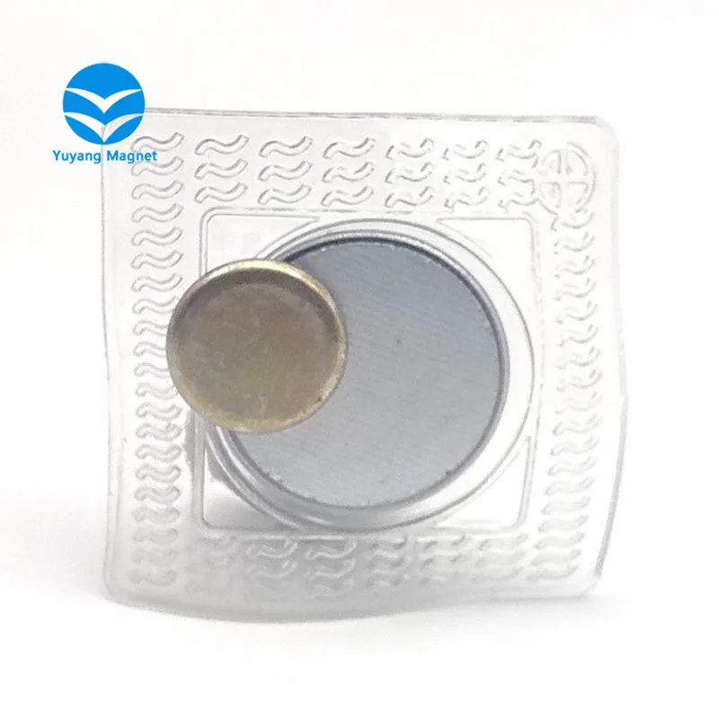 Sujetador magnético resistente al agua para bolsa de ropa-Imán de metal circular de un solo lado con botón a presión de PVC/TPU cerrado