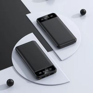 Bancos de energía portátiles Pantalla inteligente El mejor regalo 20000mAh/30000mAh/10000mAh Bancos de energía Carga USB dual Último Diseño Inteligente